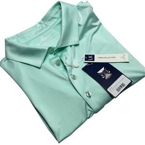 Boston Scott Golf Polo Men’s Golf Shirt Breathable UPF 50 Medium